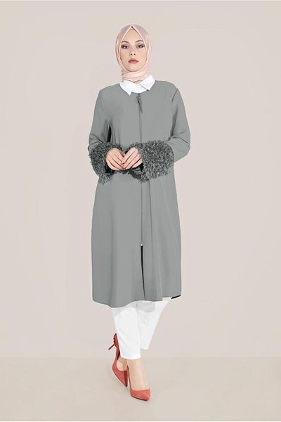 TRENDTESETTÜR Γυναικεία Γκρι (A.GRI) Φούντα Λεπτομερή Wear Out 40731