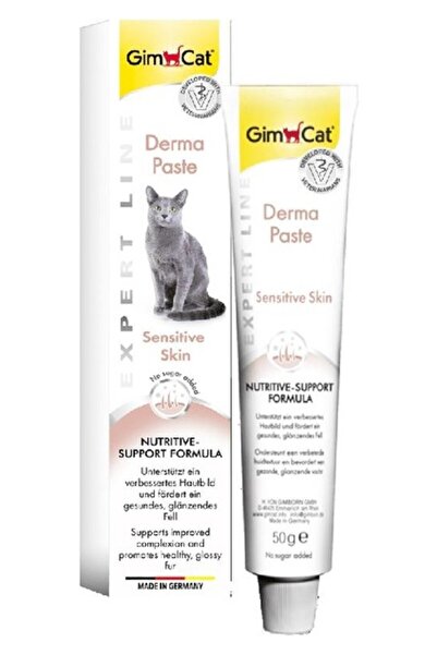 Gimcat Derma Sensitive Skin Tüy Sağlığı Destekleyici Kedi Macunu 50gr