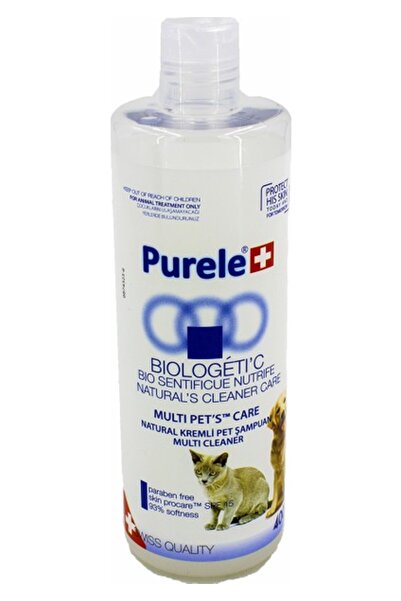 Purele Biologetic Kremli Kedi ve Köpek Şampuanı 400 ml