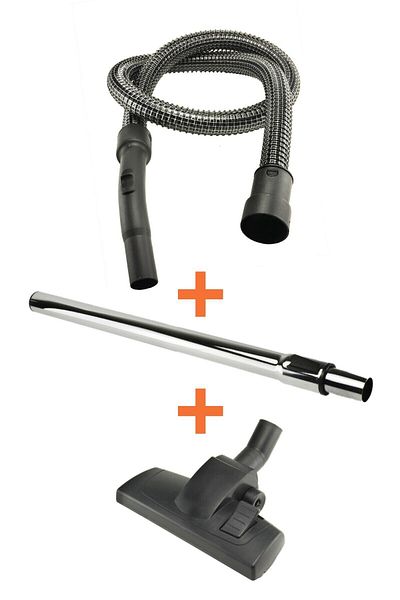 Arnica Bora 5000 - Compatible Non-locking Hose Suction Vacuum Cleaner and Telescopic Pipe Set