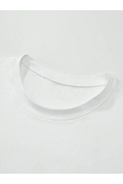 Mad&Calf Women's Summer Drinks Printed Crew Neck Oversize Tshirt