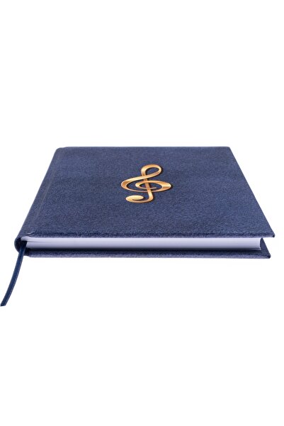 BİDEFTER Music Notebook (Left Key Double Cut Line) + Multicolor Planner 100% Handmade (A/5)