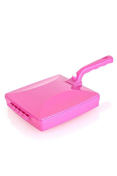 İndiriminVar 2 Pieces Dust Container Crumb Cleaning Set - Purse with Four Brushes