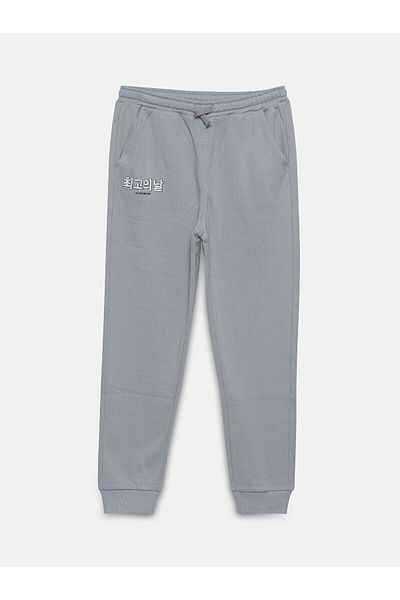 LC Waikiki Pantaloni de jogging pentru băieți, cu imprimeu, cu talie elastică