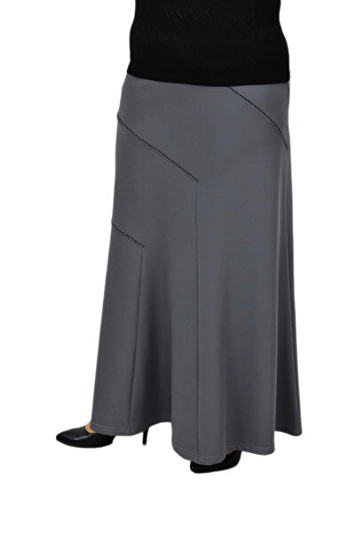 Nazal Women's Long Elastic Piece Rhinestone Skirt Bgl-St04185