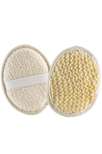 İndiriminVar Natural Fiber Bnyo Shower Pouch - Handle Elastic, Face and Body Cleansing