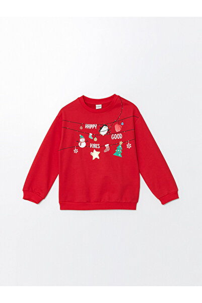 LC Waikiki LCV Kids Crew Neck Girl Debela dukserica (V4)