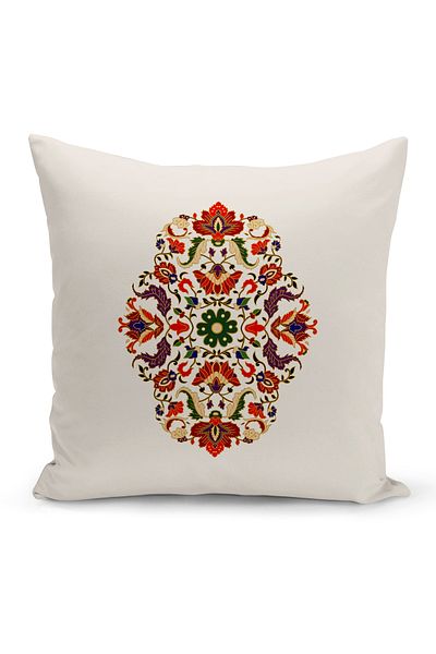 Bertille Home Seria Ramadan - Set de 4 huse de pernă cu imprimare digitală pe două fețe