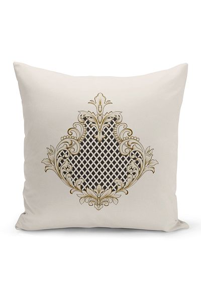 Bertille Home Seria Ramadan - Set de 4 huse de pernă cu imprimare digitală pe două fețe