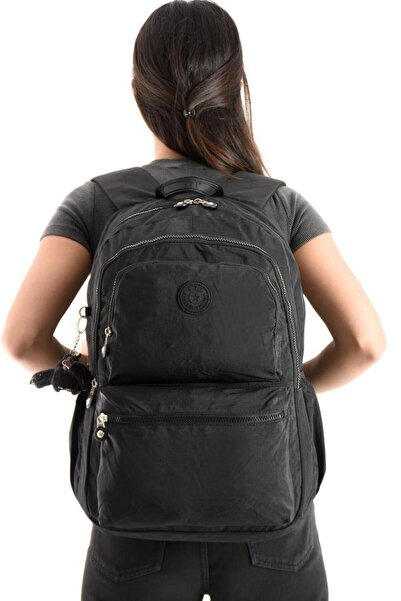 Baginn Unisex Sırt Çantası Günlük Kullanıma Uygun Büyük Boy Seyahat Çantası 43*30 Cm Okul Çantası Su Itici