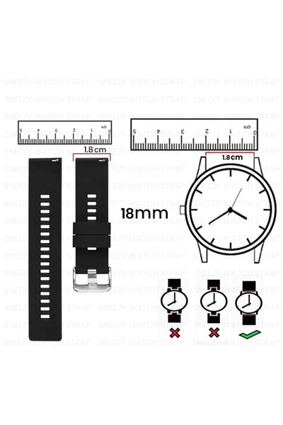 Sneezy 18mm Purelux Soft Silicone Band Compatible with Huawei Watch Gt4 41mm