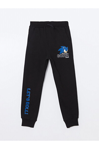 LC Waikiki Φούτερ για αγόρια Sonic με τύπωμα με ελαστική μέση της νέας σεζόν