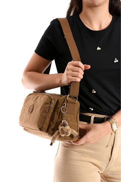 Baginn Geantă Messenger Femei Ușoară Clinker Fabric 25*18 Cm Curea încrucișată Geantă de umăr Geantă zilnică