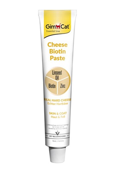 Gimcat Cheese Biotin Paste Peynirli Kedi Macunu 50gr