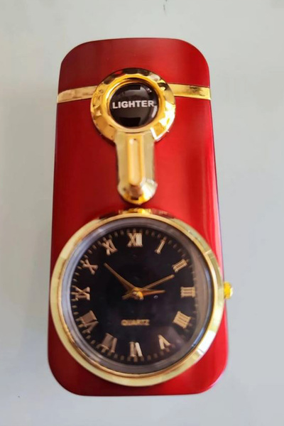 İŞTE BU Kişiye Özel İsimli Metal Rüzgar Geçirmez Saatli Gazlı Atatürk İmza Baskılı Tasarım Çakmak