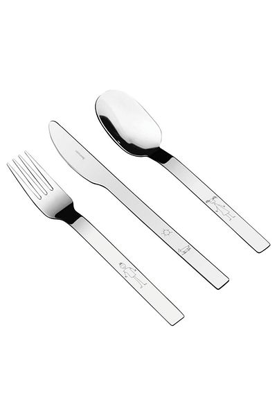 HERDMAR Kids Tour 3 Piece Fork Spoon Knife Set