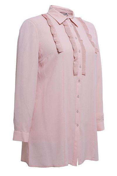 Alvina Plus Size Pleated Detailed Tunic 20401