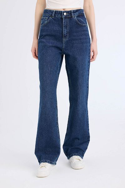 DeFacto 90er Jahre Jeans mit hoher Taille und weitem Bein – E4269ax25sp