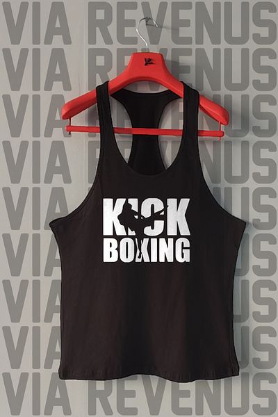 Vordevia Kick Boxing Printed Tank Top Sports Tank Top