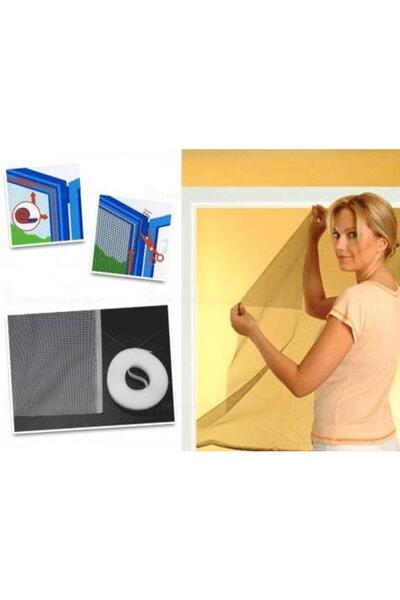 Go İthalat 70x125 Pencere Sinekliği Tül Sineklik Cibinlik Mıknatıslı Cırtlı P...