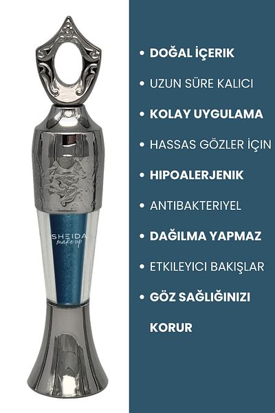 Sheida Dark Blue Riding Kohl Powder