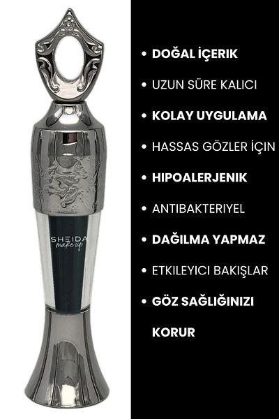 Sheida Kohl Powder Black - Black