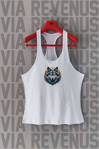 Vordevia Αθλητικό μονό με στάμπα Wolf Tank Top