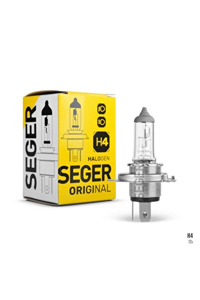 Seger AMPUL H4 12V 60/55W P43T STANDART YENİLEME 3.500K STANDART IŞIK P43 TIR...