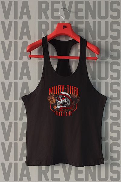 Vordevia Muay Thai Printed Tank Top Sports Tank Top