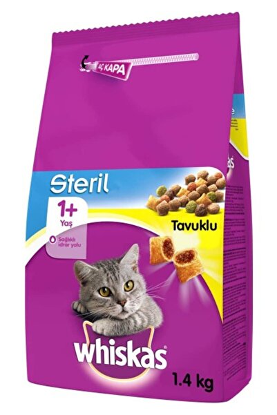 Whiskas Tavuklu Kısır Kedi Maması 1.4 kg