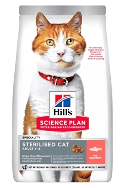 Hill's Hills Kısırlaştırılmış Somonlu Kedi Maması 3 kg