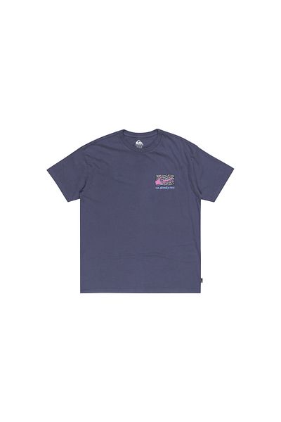 Quiksilver Spin Cycle Ss Eqyzt07653-15429 Ανδρικό μπλε μπλουζάκι