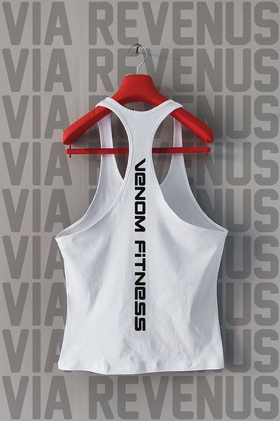 Vordevia Fitness Μπροστινό και Πίσω Αθλητικό Μπλουζάκι με στάμπα