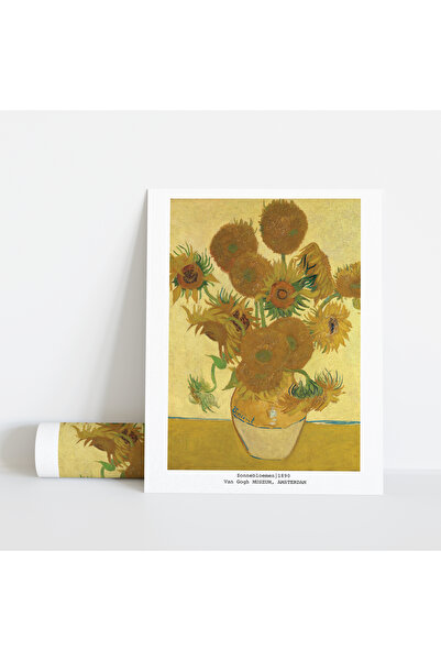 Posterist Dekoratif Çerçevesiz Poster Ayçiçekleri Vincent van Gogh