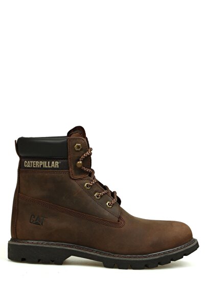 Caterpillar Golden Men's Dark Brown Leather Boots