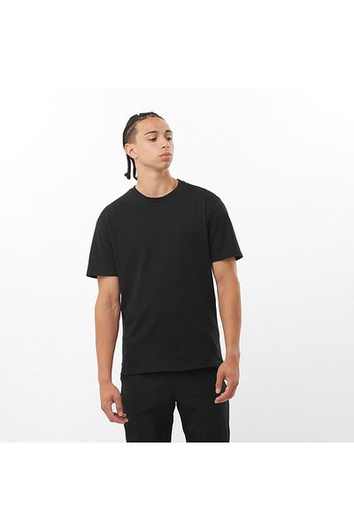 Salomon Ανδρικό T-Shirt Dynamic Logo - Μαύρο