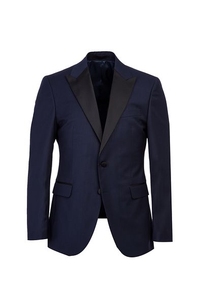 Kiğılı Tuxedo Slim Fit cu guler ascuțit - Croială de mire