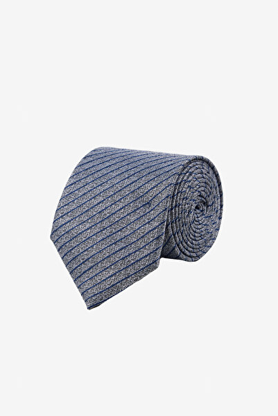 ALTINYILDIZ CLASSICS Cravată pentru bărbați cu model gri-albastru marin