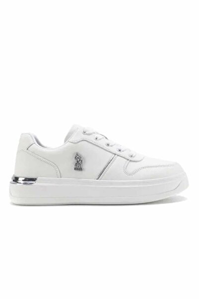 U.S. Polo Assn. U.S Polo Assn. Alka 4FX Kadın Sneaker Ayakkabı 101532314BEYAZ