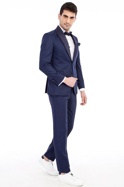 Kiğılı Slim Fit Slim Fit Shawl Collar Tuxedo & Groom Suit