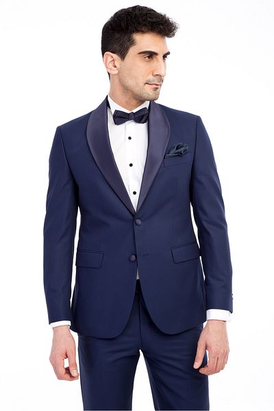 Kiğılı Slim Fit Slim Fit Shawl Collar Tuxedo & Groom Suit