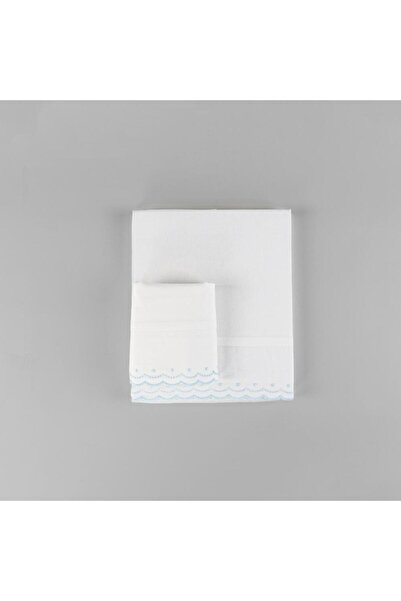 Bumble & Bird Plumeti Baby Bedding Set For Moses Basket - 3pcs - Blue