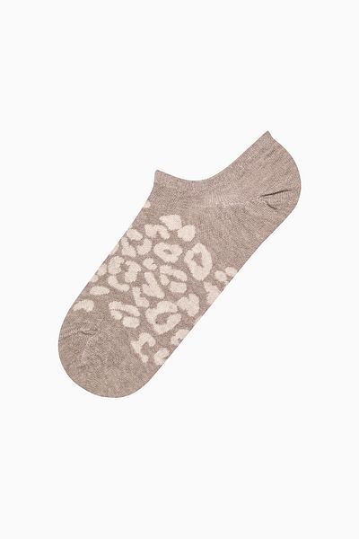 Penti Leopard Shiny Stripe 3-teilige Nej Melange Sneaker-Socken