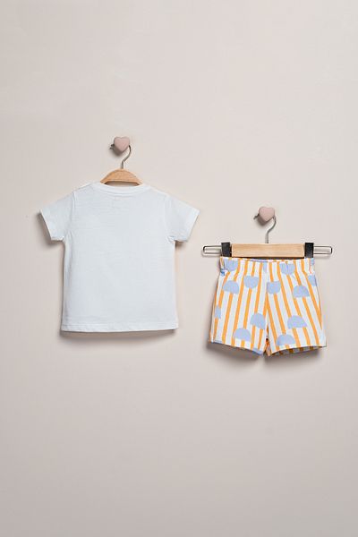 Baby Fou Double Suit with Shorts