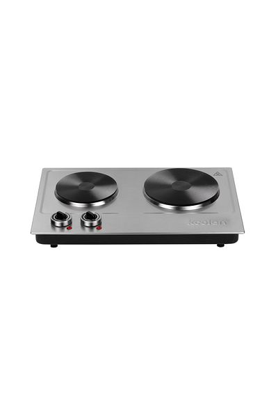 Koolen 2-burner Electric Stove 1500w, Silver