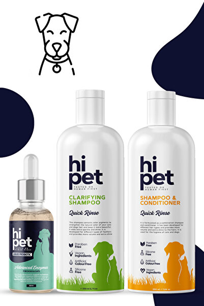 HiPet Tüy Döken Köpeklere Özel Set