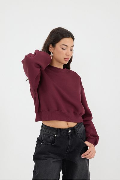 Addax Crew Neck Raised Sweatshirt - S3812-W1