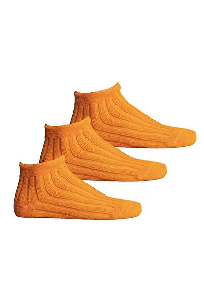 U&ME Set de șosete de dormit pentru femei portocaliu din 3 piese - 36-40