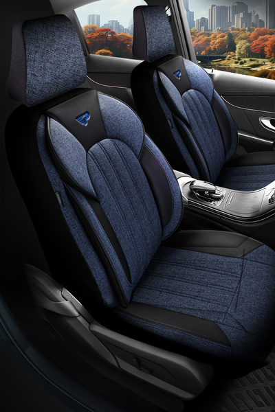 Panda Kılıf غطاء مقعد تلقائي من قماش الكتان من سلسلة PANDA MARSILIA - مجموعة ...