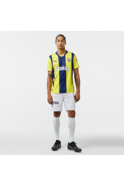 Puma Fenerbahçe Sk 24-25 شورت كرة قدم أبيض للرجال